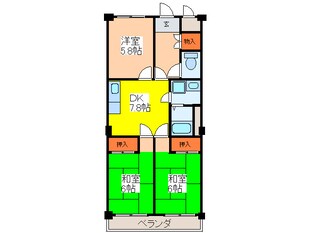 光栄ハイツ山手の物件間取画像